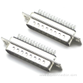 Three rows of semi gold D-SUB connector